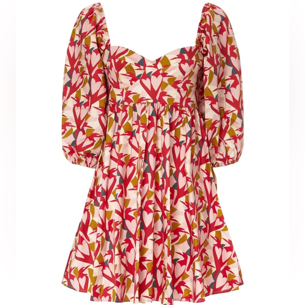 Slate & Willow Bustier Puff Sleeve Dress